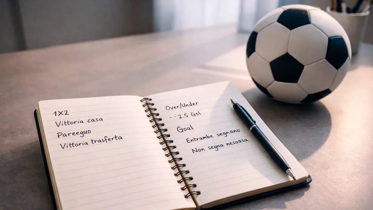 Mercati Scommesse Calcio: Guida a Tutti i Tipi di Puntata